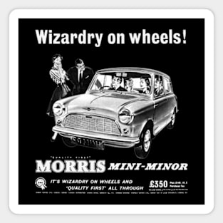 MORRIS MINOR - advert Magnet